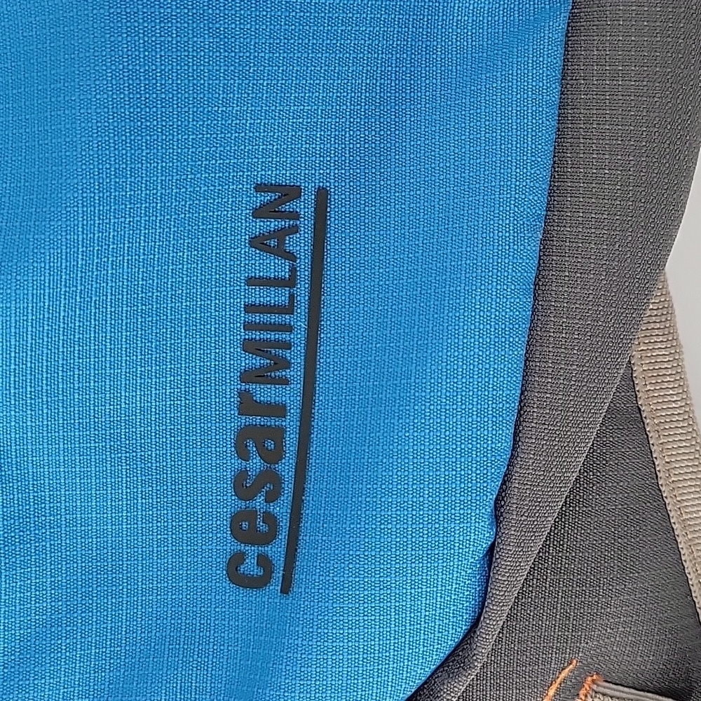 Cesar Millan Blue and Orange Dog Backpack Large NWOT - Picture 8 of 15